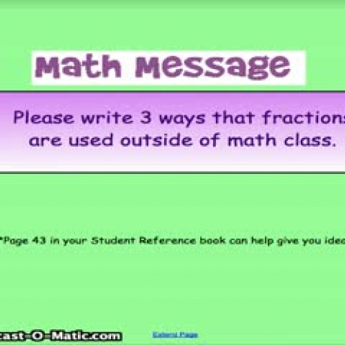 Basic Fraction Review
