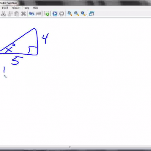 Solving Right Triangles