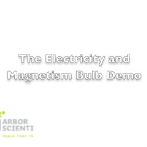 Electricity &amp; Magnetism Light Bulb Demo