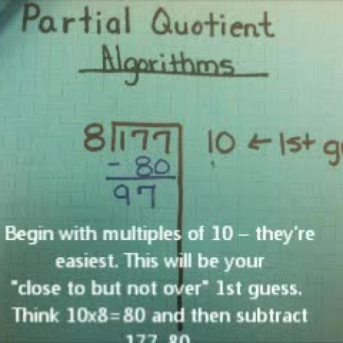 Partial Quotient Algorithms