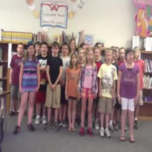 Team Wilson singing Spanish Alphabet