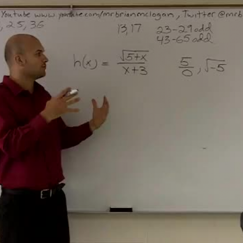 1.3 How to find the implied domain of a funct