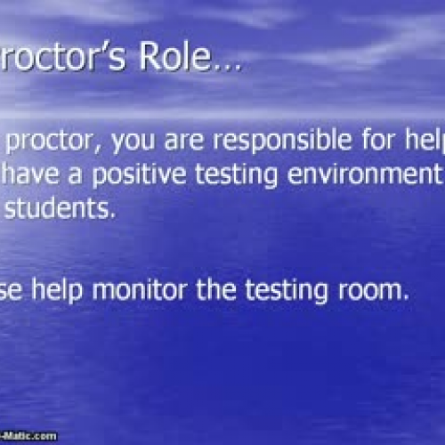 EOG/EOC Proctor Training