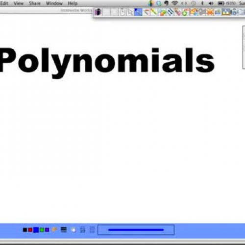 Polynomials