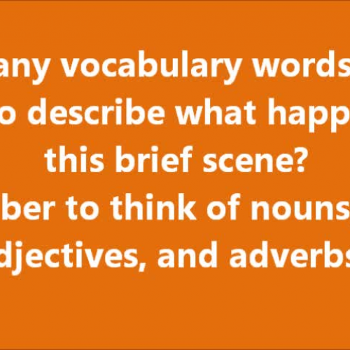 Pocketful of Sunshine vocabulary instruction