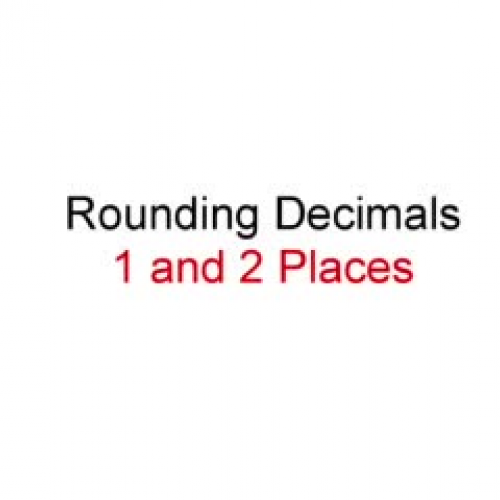 Place Value - Rounding Decimals - Tenths, Hun