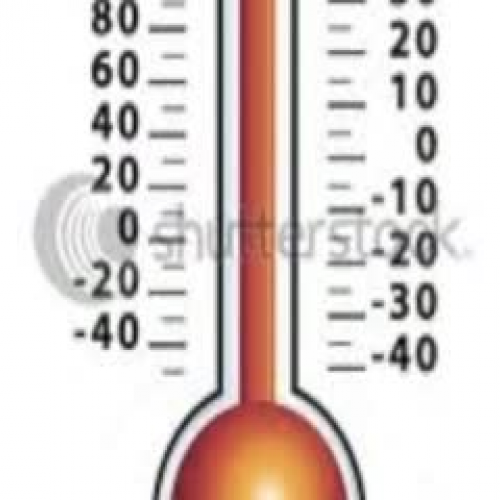 ruler and thermometer