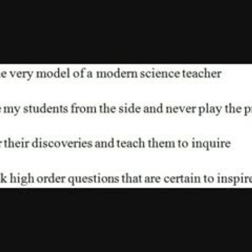 A Modern Science Teacher
