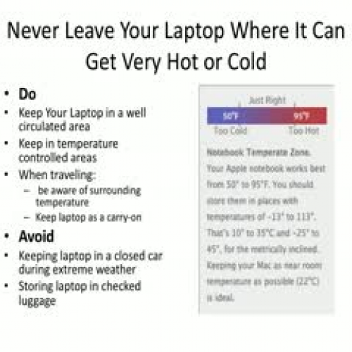 Things to Never Do with your Laptop