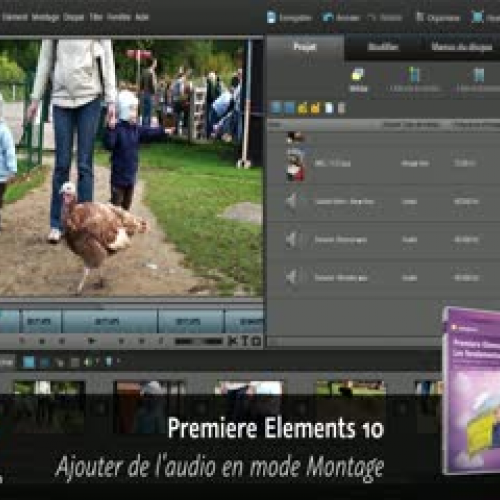Adobe Premiere Elements 10 : Ajouter de l'aud