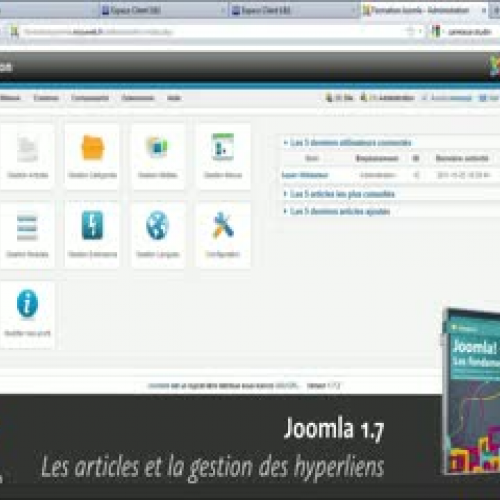 Joomla! 1.7 : Les articles et la gestion des 