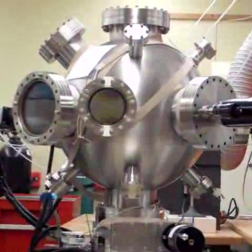 Plasma Plume in Vacuum Chamber