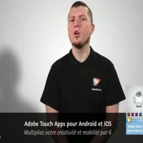 video2brain - Adobe Touch Apps pour Android e