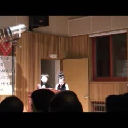 Korean School Festival Part 1 - fan dance
