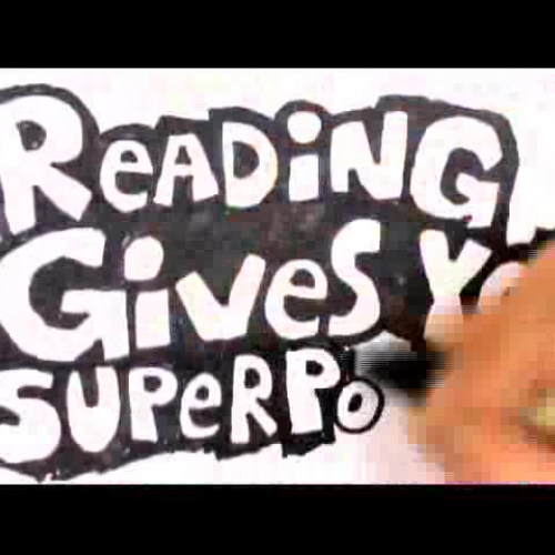 Dav Pilkey PSA Reading Gives You Superpowers!