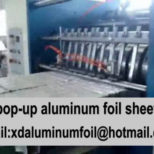 how its made --pop-up aluminum foil sheet