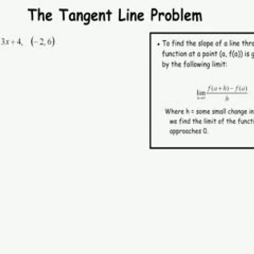 Tangent Line Problem 2