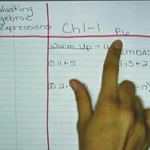 Salcido PreAlgebra Chapter 1-1 Introduction