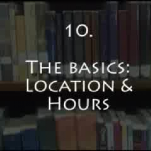 2012 Library Orientation