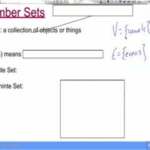 Number Sets and Repeating Decimals
