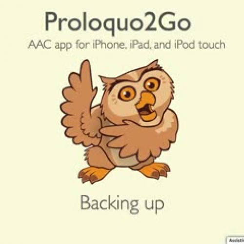 Creating a Proloquo2Go Backup File
