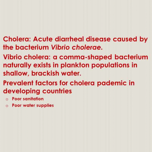 Cholera