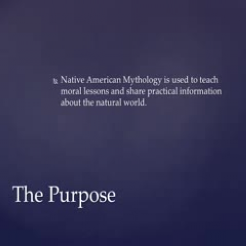 Native American Mythology