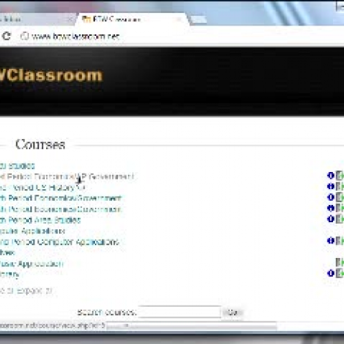 How to login to BTWClassroom.net