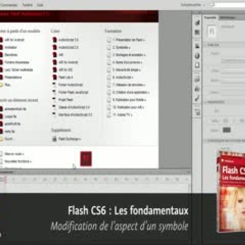 Adobe Flash CS6 : Modification de l'aspect d'