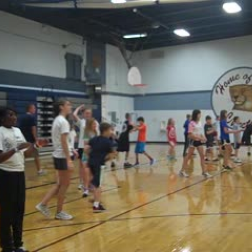 Softball Long Throw practice example