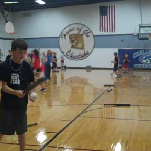 Softball Fungo Hitting Practice