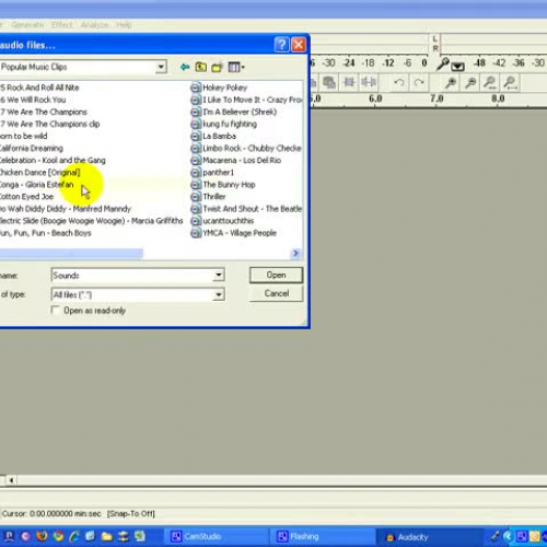 Simple Sound Effect in Audacity
