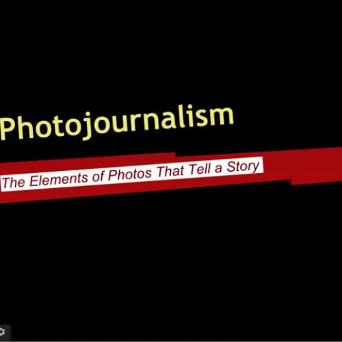 Elements of Photojournalism