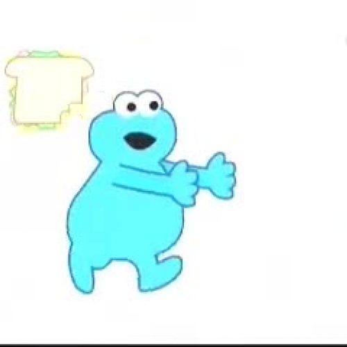 Cookie Monster S is for Sandwich