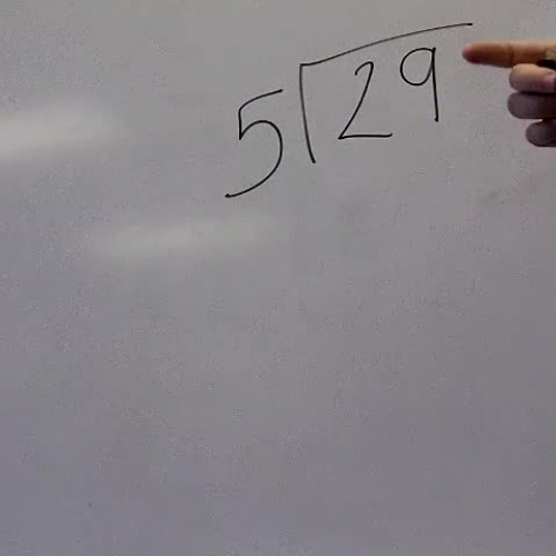 two digit by one digit division
