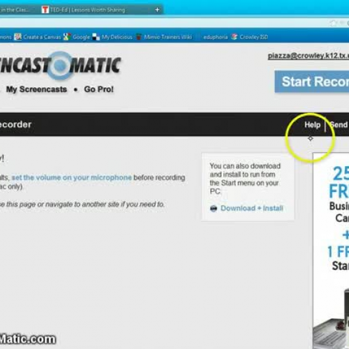 screencastomatic video