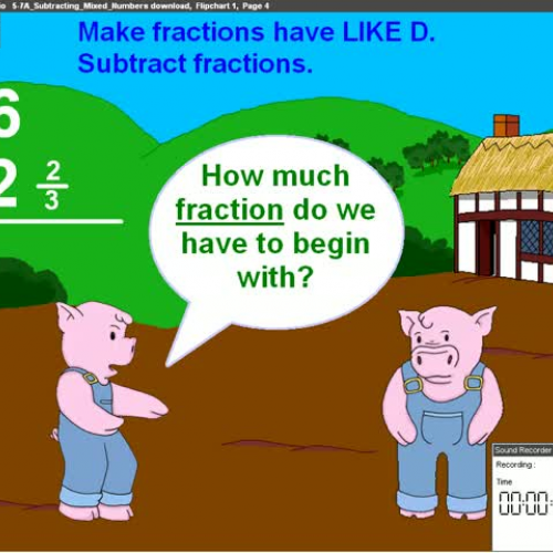 mixed number subtraction