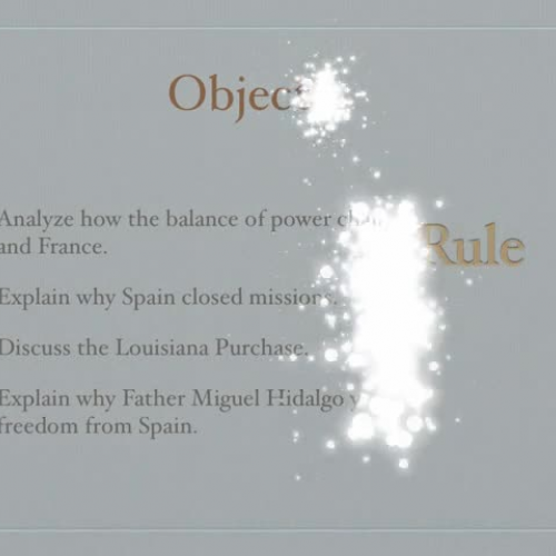 End of Spanish Rule1