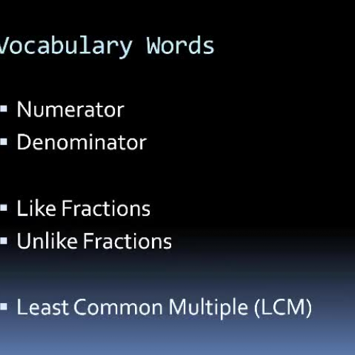 5.2 adding fractions