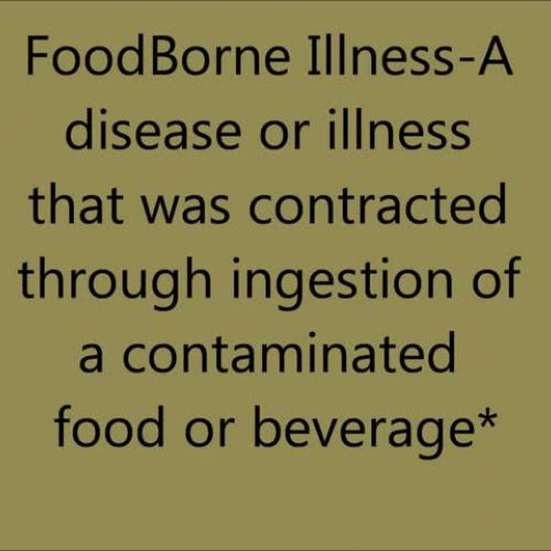 Preventing Food Borne Illness