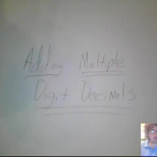 Adding Decimals