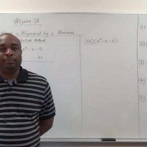 Multiplying a Polynomial by a Monomial - Part