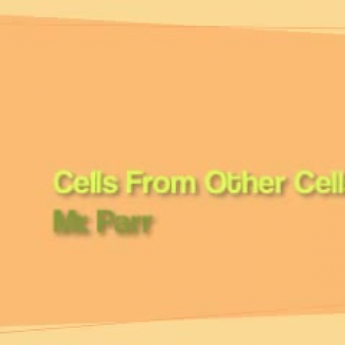 Cells From Other Cells Song