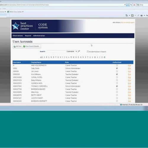 Adding and Managing users