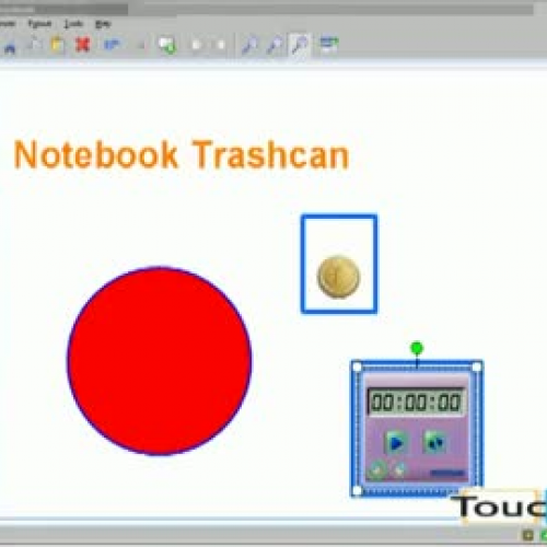 mimio Video Tutorial Using the Notebook Trash