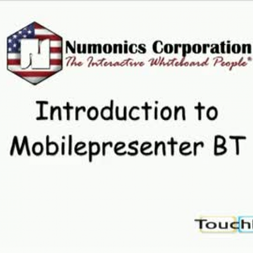 Introduction To Numonics MobilePresenter BT