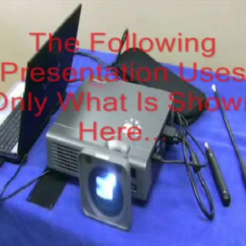 Eiki LC XIP2000 Interactive Projector Demonst