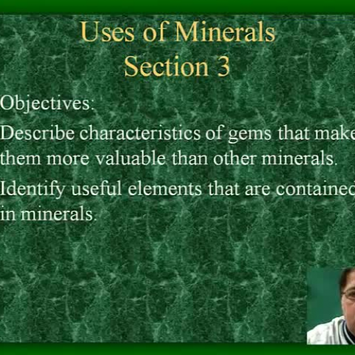 Use of Minerals