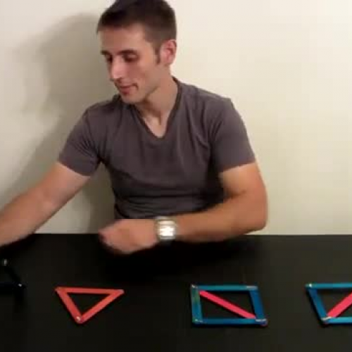 How do triangles support architectural struct