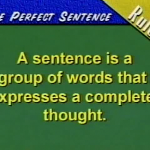 What is a sentence PMP